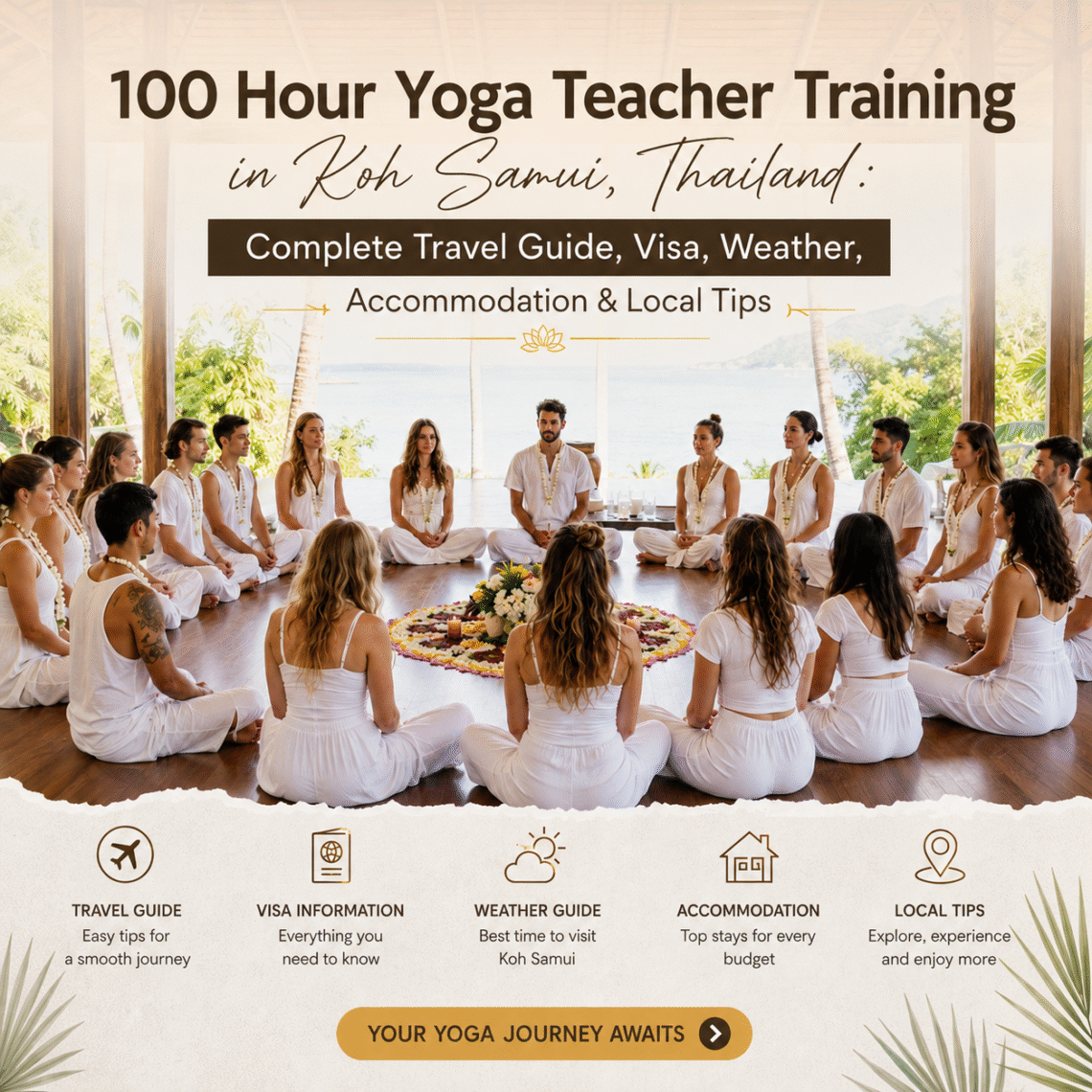 Best 100 Hour Yoga TTC in Thailand