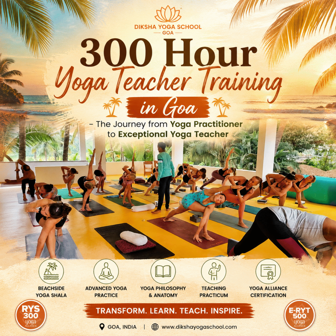 Best 300 Hour Yoga TTC in Goa