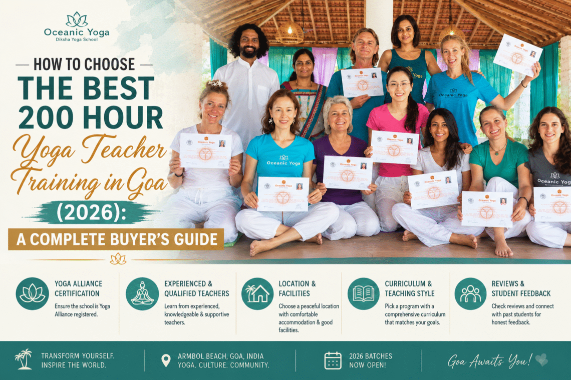 Choose the Best 200 Hour Yoga TTC in Goa