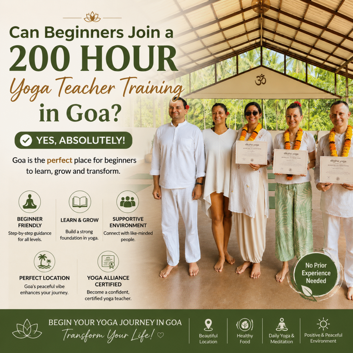 200 Hour Yoga Teacher Training in Goa