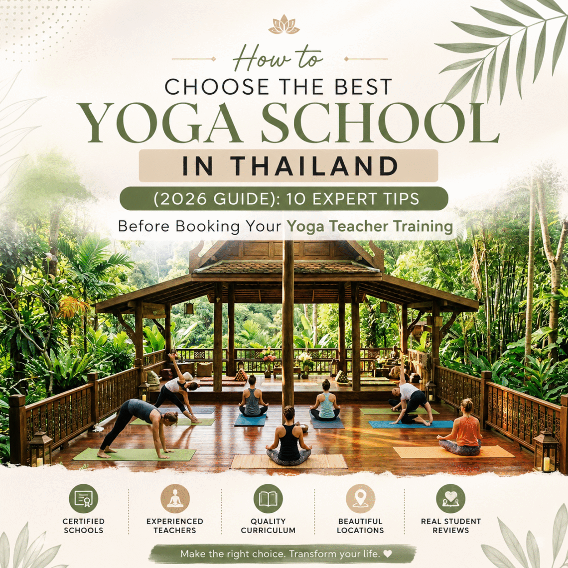 Choose the Best Yoga School in Thailand