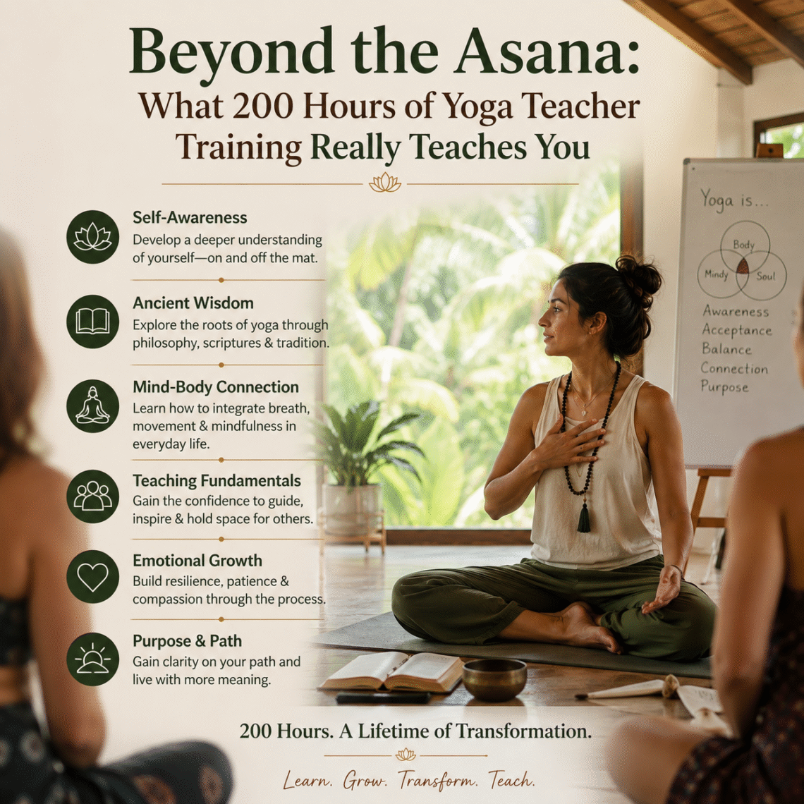What 200 Hours of Yoga TTC Really Teach
