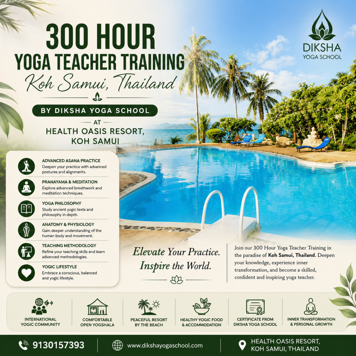 300 Hour Yoga Teacher Training Koh Samui