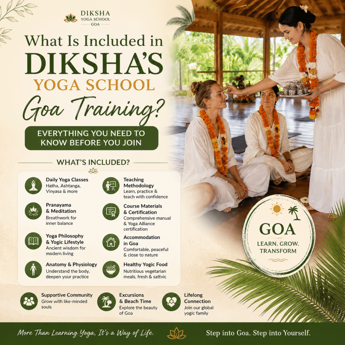 Diksha's Yoga School Goa Training