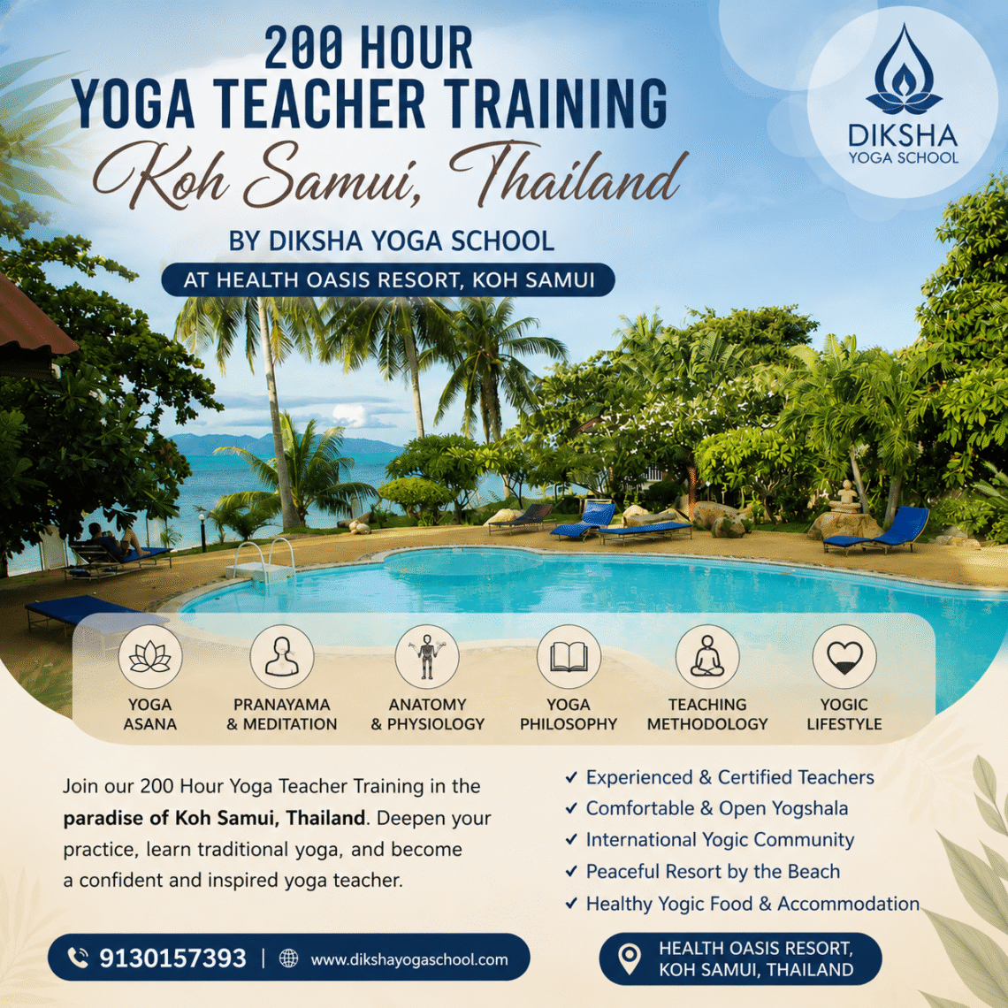 200 Hour Yoga Teacher Training Koh Samui
