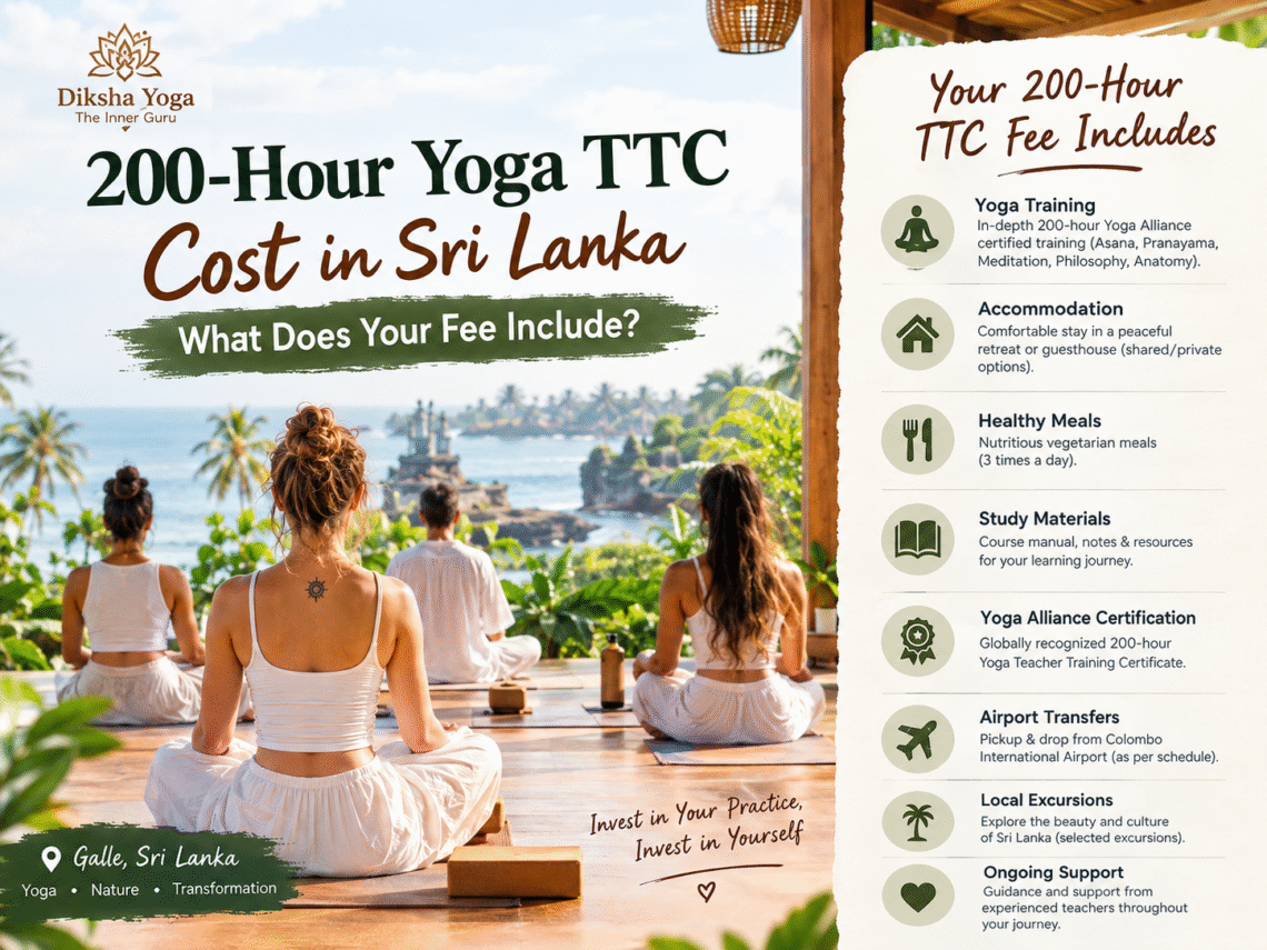 Best 200 Hour Yoga TTC Cost in Sri Lanka