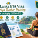 Sri Lanka ETA for Yoga Teacher Training
