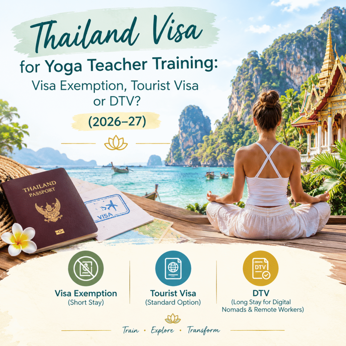 Thailand Visa for Yoga Teacher Training
