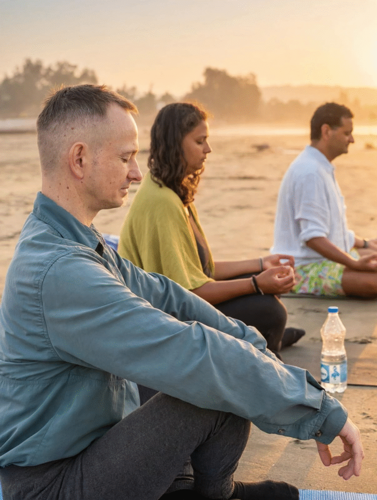 Breathwork and pranayama teacher training in Goa Sri Lanka and Thailand