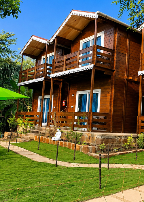 The Lotus Sutra yoga venue on Arambol Beach, Goa