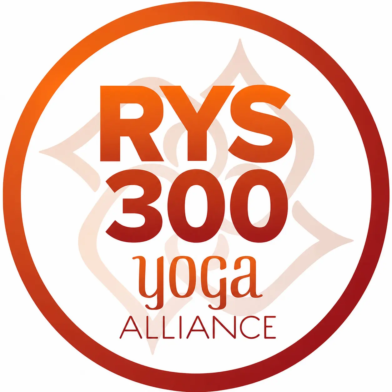 Yoga Alliance RYS 300 certification